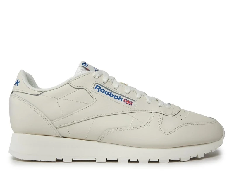 Reebok Men Classic Leather Sneaker, Chalk/Vector Blue/Vector Red, 12 - Image 1