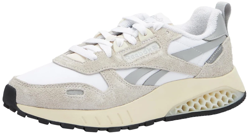 Reebok Men Classic Leather Hexalite Sneaker, FTWR White/Pure Grey 3/Alabaster, 4