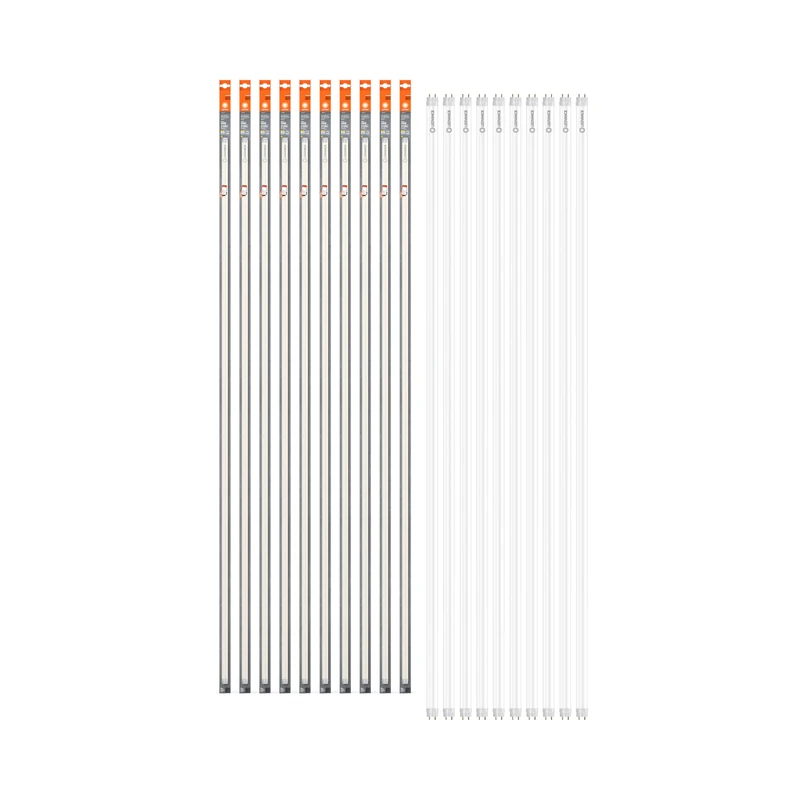 LEDVANCE Smart LED Tube with WiFi Technology, G13-base matt Optics,Lict Colour Changeable (2700K-6500K), 3100 Lumen, 48W-Replacement, smart dimmable, 10-Pack