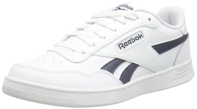 Reebok Men Court Advance Sneaker, FTWR White/FTWR White/Vector Navy, 6