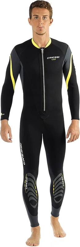 Cressi Lui Monopiece Wetsuit 2.5mm - All-In-One Wetsuit Premium Neoprene High Stretch 2.5mm for Men's