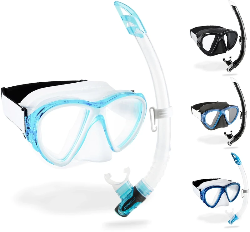 Cressi Fiji & Gamma - Combo Set Mask & Snorkel Unisex Adult