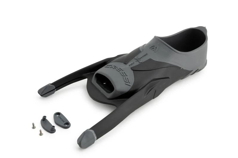 Cressi Gara Turbo Foot Pocket, Foot Pocket for GaraTurbo fins, Unisex Adult, Black/Grey, 44/45
