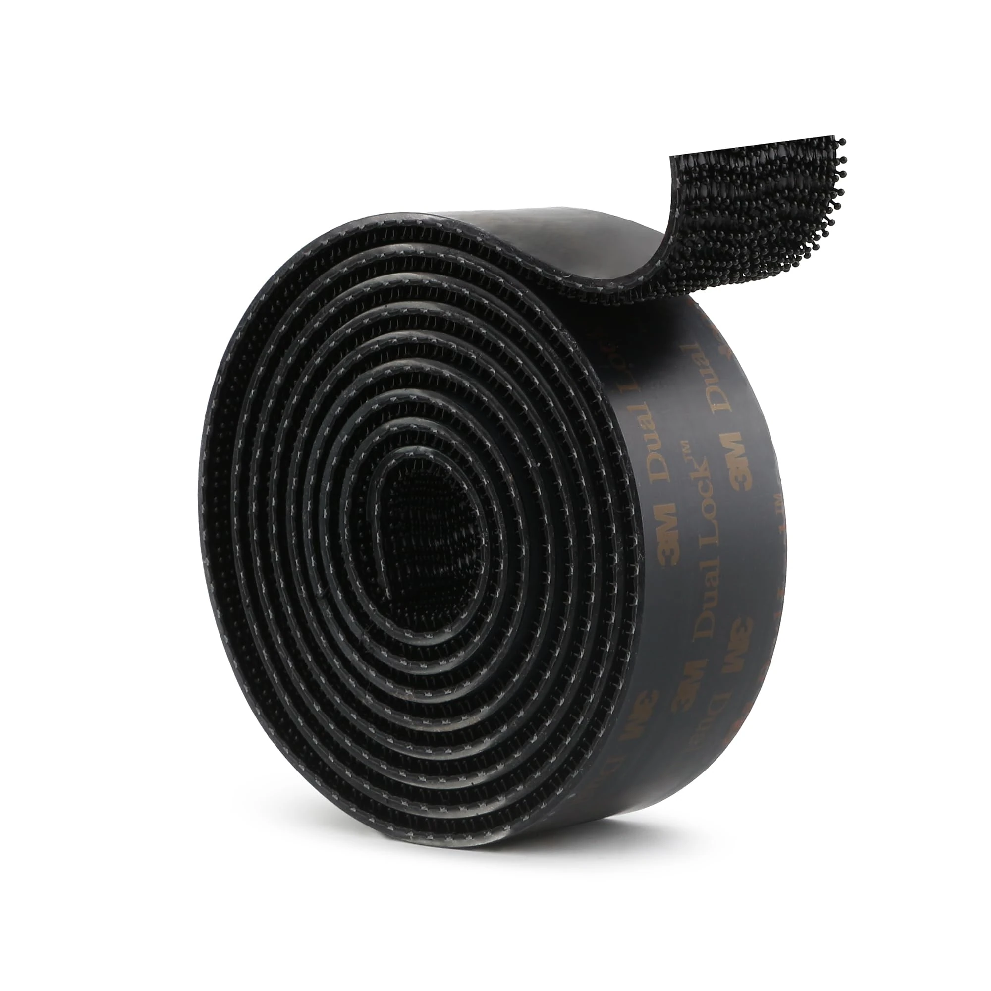 3M Dual Lock SJ3550 25mm x 1.2m Black 1 Pack Reclosable Fastener Mounting Tape Interlocking Mushroom Shaped Strong Adhesive Hook Lock Sticy Tape for Indoor and Outdoor