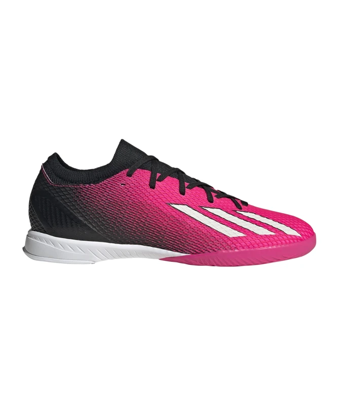adidas Unisex X Speedportal.3 Indoor Boots, Shock Pink/Zero Metalic/Core Black, 10 UK