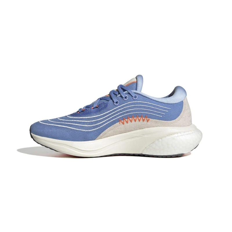 adidas Supernova 2 X Parley W, Women's Sneakers, Blue Fusion/Blue Dawn/Impact Orange, 41 1/3 EU, Blue Fusion Blue Dawn Impact Orange, 7.5 UK
