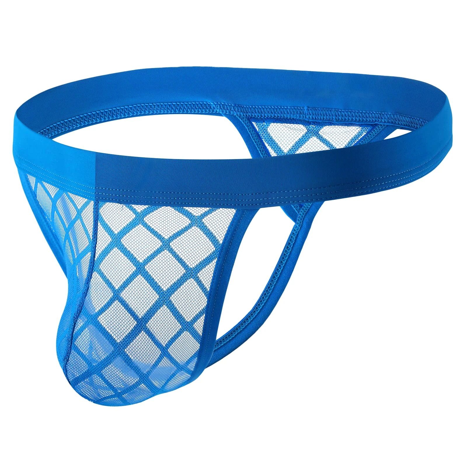 Casey Kevin Sexy Men's Thong Underwear G-String Bulge Pouch Male Thongs,Aa-ck2115-blue,L