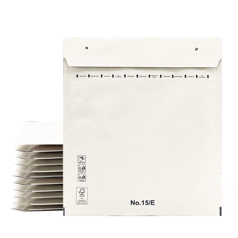Padded Envelopes Mailing Envelopes Paper Bags with Bubble Inner White Peel and Seal Mailing Bags - Ofiturie (200 Envelopes, 220 x 260mm)