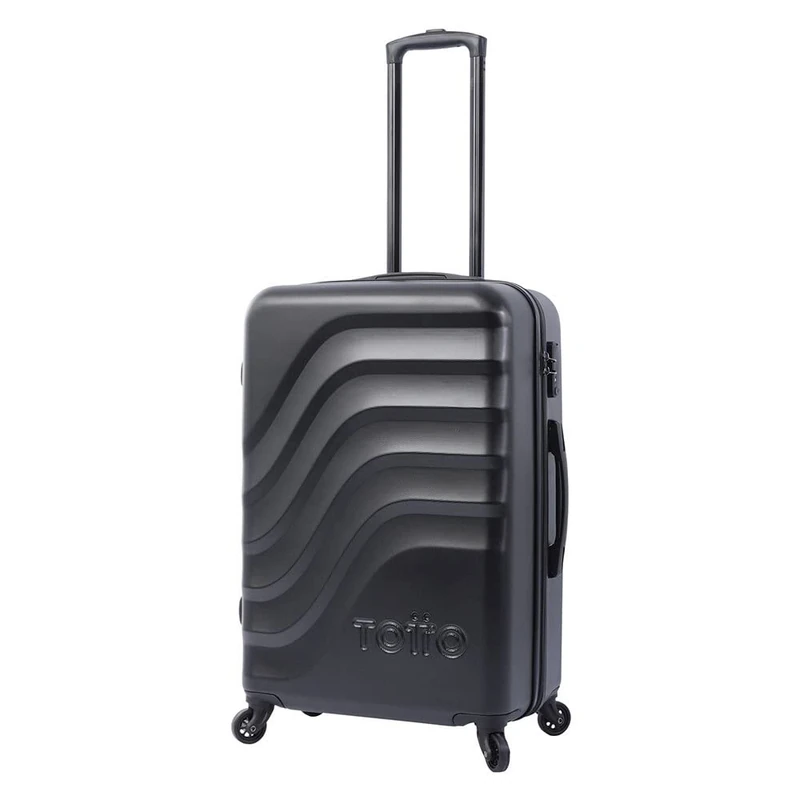 Totto Bazy Travel Suitcase 360 cm Medium Adult Unisex, Black (Black), Standard Size, Sports