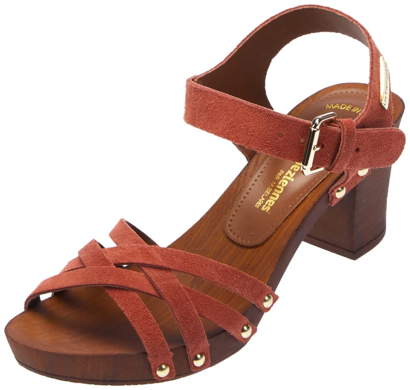 LES TROPEZIENNES PAR M. BELARBI Women's Toopaya Sandal, Terracotta, 6 UK