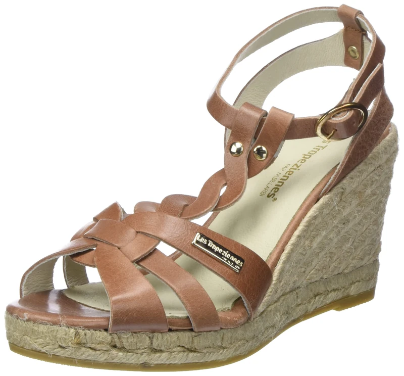 LES TROPEZIENNES PAR M. BELARBI Women's Bamsoa Sandal, Tan, 5 UK