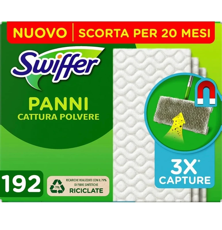 Swiffer 40 Piece Broom Duster Spare Parts, Capturing And Trap 3 Times More Dust, Dirty And Hair Than A Traditional Broom