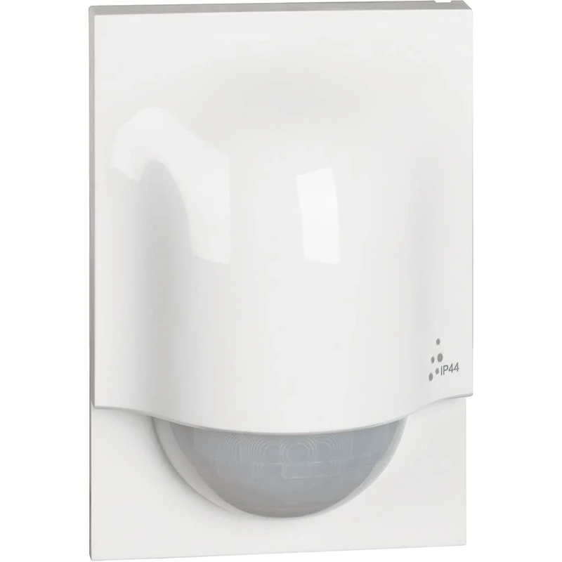 Bticino Wireless Motion Sensor, Infrared Detection, 140° Angle, Adjustable Shutdown, with 2 AA Batteries, Indoor or Outdoor Use IP44, White