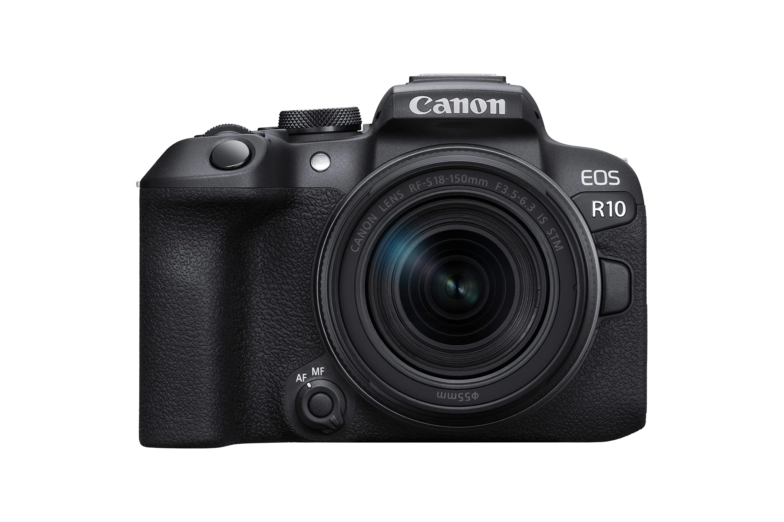 Canon EOS R10 + RF-S 18-150mm IS STM Lens - Compact Mirrorless Digital Camera - 24.2 MP, Dual Pixel CMOS AF II - 4K up to 60p - 23 FPS Continuous Shooting - Face & Eye Detection - Bluetooth, Wi-Fi