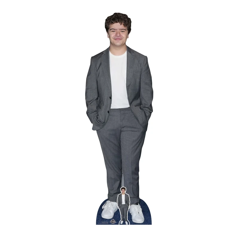 CS1015 Gaten Matarazzo Lifesize Cardboard Cutout With Mini Actor