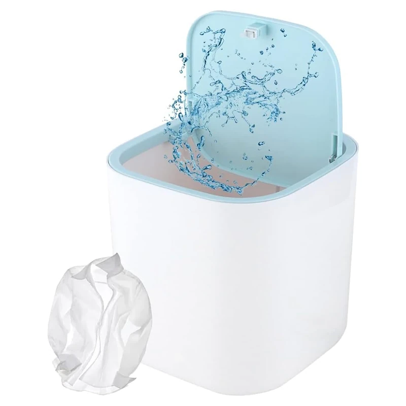 3.8L Desktop Portable Washing Machine, Small 5V Spin Washing Machine Ultrasonic USB Powered Turbo Washer Laundry Machine for Underwear Socks Camping Travel Dorms RV