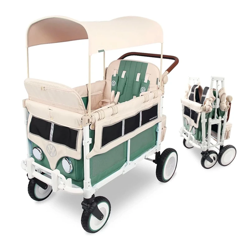 Wonderfold VW4 Volkswagen Stroller Wagon Sage Green