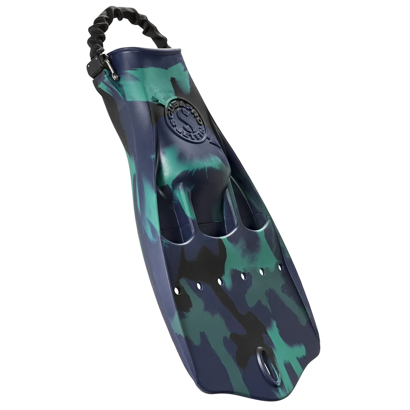Scubapro Jet Fin W/SPRG DKBLEU Camo M Cold Water Regulator Kit Unisex-Adult, Dark Blue Camouflage, M