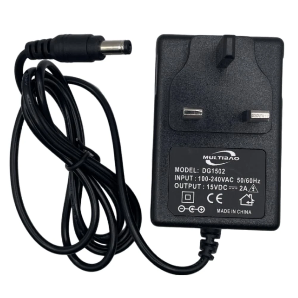 Multibao 15V 2A 2000mA AC to DC Power Adapter Charger 5.5mm x 2.1mm Replacement Power Supply Adapter