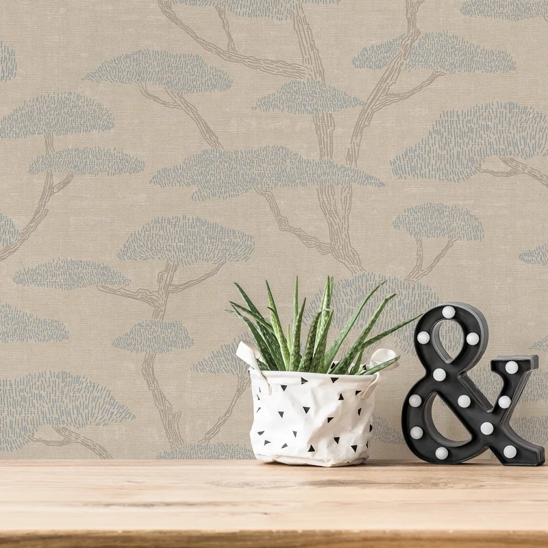 A.S. Création Nara 387411 Tree Wallpaper Floral Non-Woven 10.05 m x 0.53 m Made in Germany - Image 1