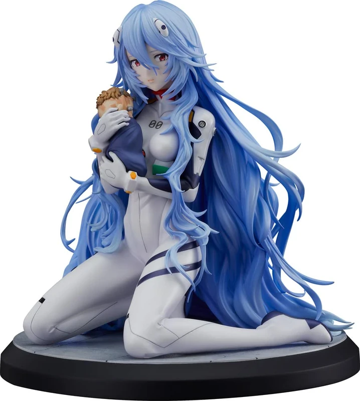 GOODSMILE Rebuild of Evangelion - Rei Ayanami Cheveux Longs - Figures 16 cm