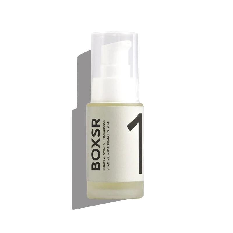 BOXSR | Box Good Face Cuidado Facial Hombre Cara | Serum Vitamina C Ácido Hialurónico, Contorno de Ojos y Crema Hidratante | Cosmética Masculina Natural Skincare for Men (Serum Vitamina C 30ml)