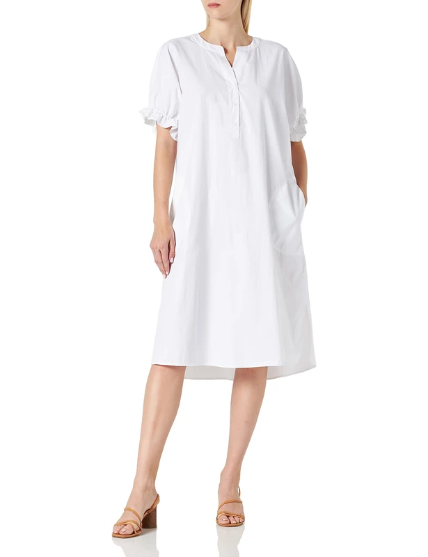 SOYACONCEPT Women's SC-Netti 46 Dress, White, XL