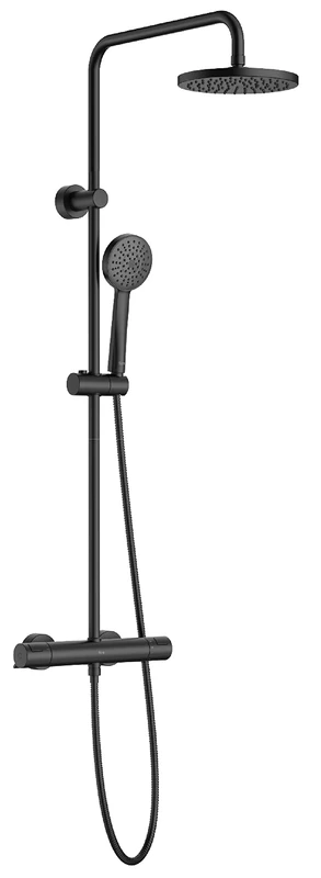Roca A5A9F18NB0 Victoria Basic Thermostatic Shower Column Matte Black