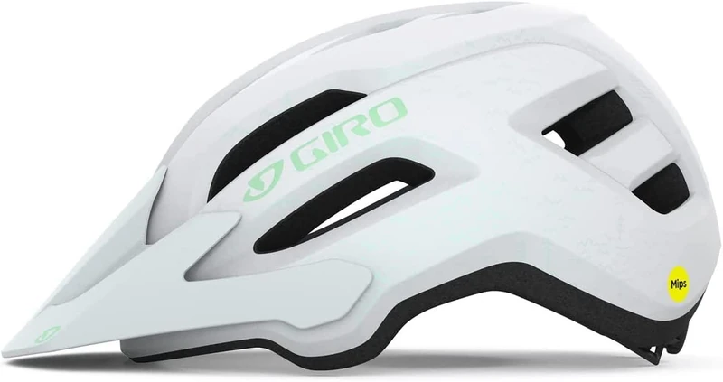 Giro Womens Fixture MIPS II Cycling Helmet - Matte White/Green - Universal Women 50-57cm