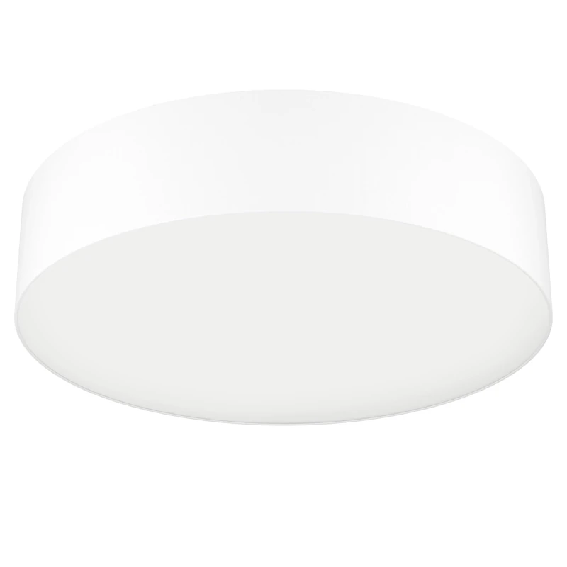 Eglo Connect.z Smart Home LED Ceiling Light Romao-Z, Round Zigbee Lighting, app and Voice Control Alexa, tunable White (Warm - Cool White), RGB, dimmable Spotlight, White Fabric lamp