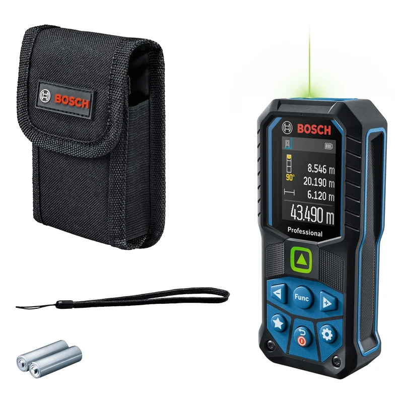 Bosch GLM 50-23 G Green Laser Measure - 50m, IP65, Tilt Sensor