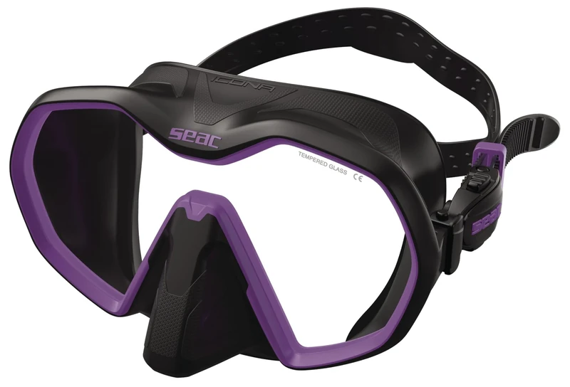 SEAC Icona, frameless single-lens mask for scuba diving 100% Made in Italy