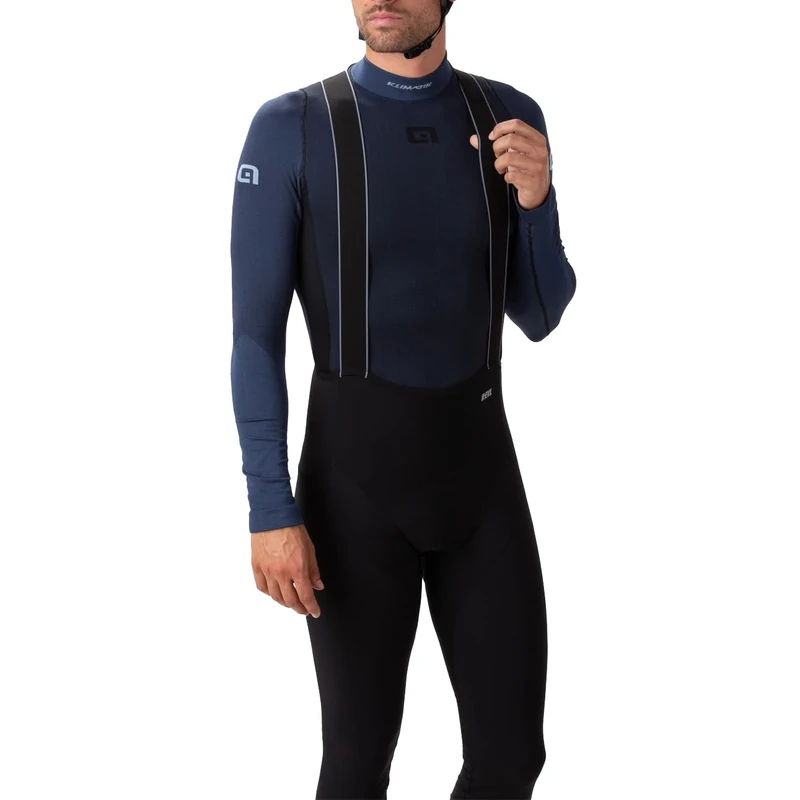 Alé Cycling Men's R-EV1 Nordik Plus Bib Tights, Black, XXL