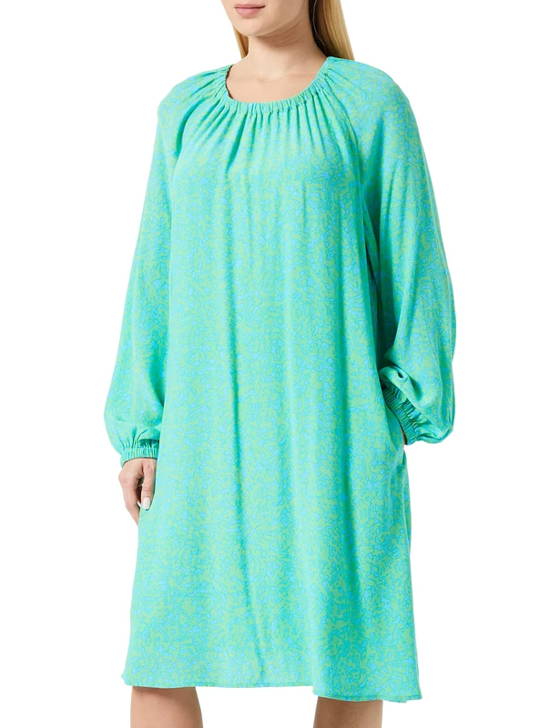 Comma Women's 2129398 Dress, Green 62c1, 12