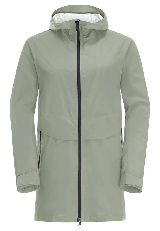 Jack Wolfskin Mainkai Long Jacket Mint Leaf L