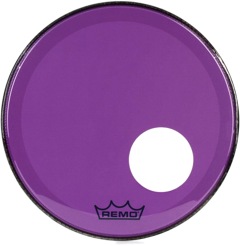 Remo Colortone Powerstroke 3 Drum Head Clear Ported 18 Inches P3-1318-CT-PUOH Purple