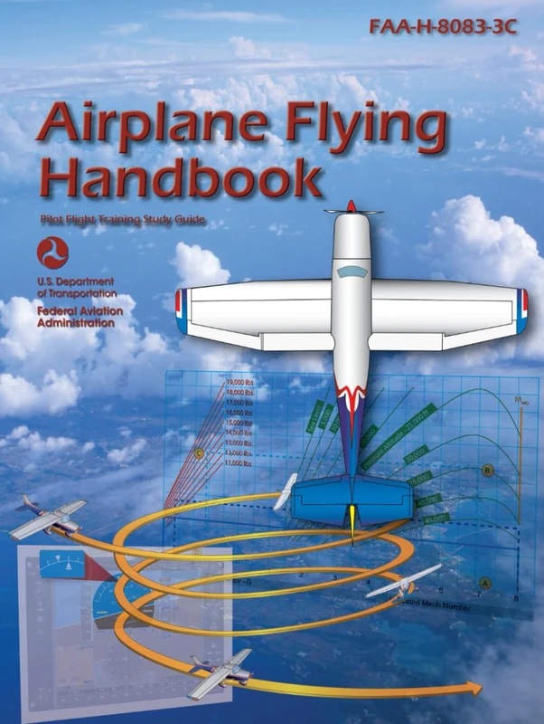 Airplane Flying Handbook FAA-H-8083-3C: Pilot Flight Training Study Guide (Color Print)