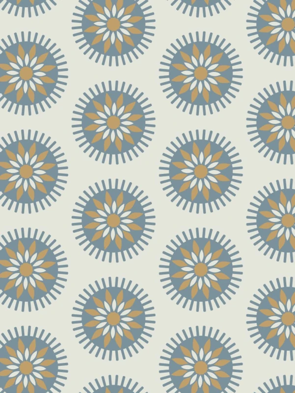 The WorkHorse Max Planner: Undated annual planner: Flower Tile