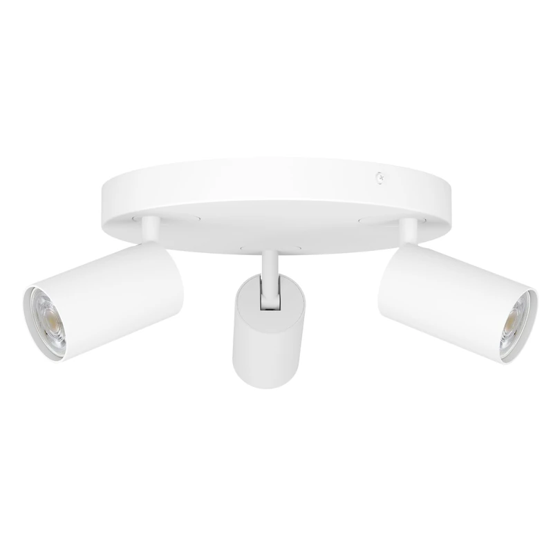 Eglo Connect.z Smart Home LED Ceiling lamp Telimbela-Z, Zigbee Lighting with 3 Spots, app and Voice Control Alexa, tunable White Light (Warm - Cool White), RGB, dimmable Spotlight, White