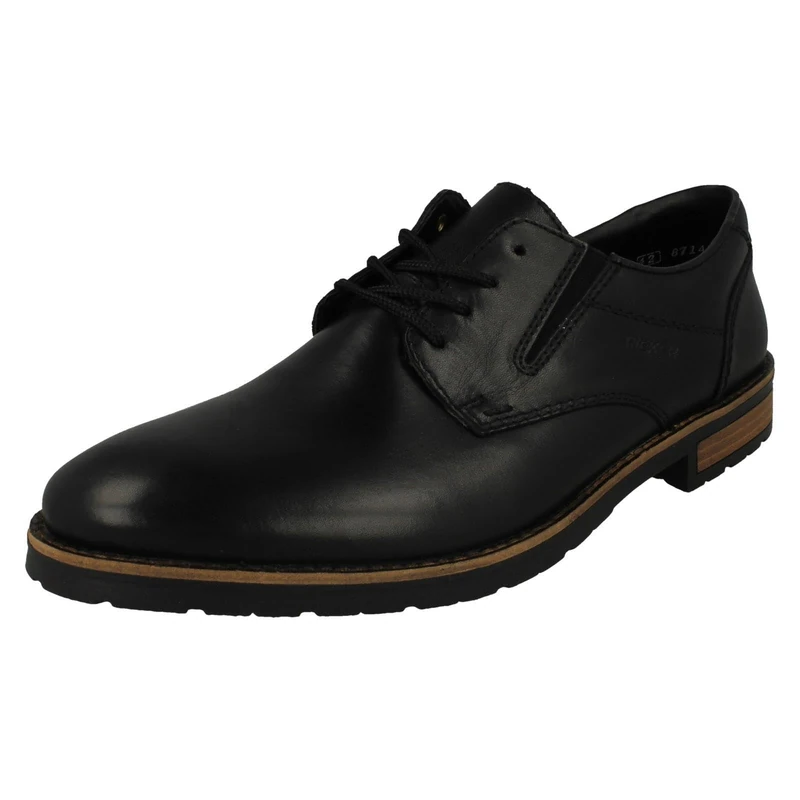 Rieker Turin Mens Shoes 6.5 Black