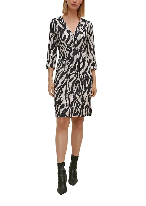 comma Women's 60.2.61.20.200.2128560 Dress, 99b5, 6