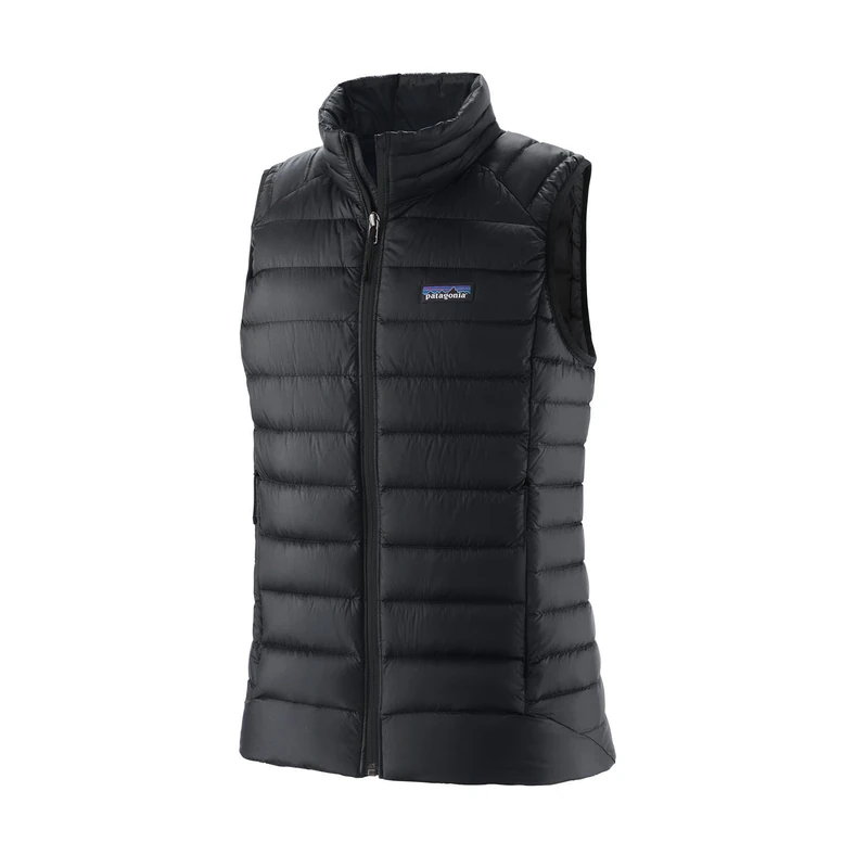 PATAGONIA W's Down Sweater Vest Outerwear, Black, XL for Women, Black, XL