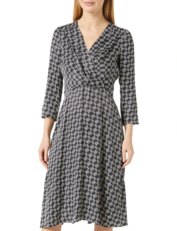 comma Women's 60.2.61.20.200.2129216 Dress, 99a1, 16