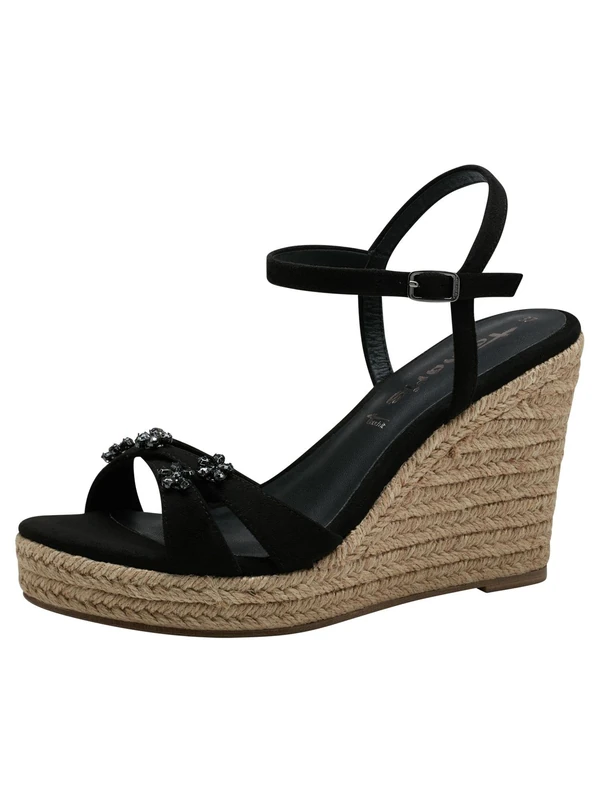 Tamaris Sandals 1-1-28025-30, black, 6 UK