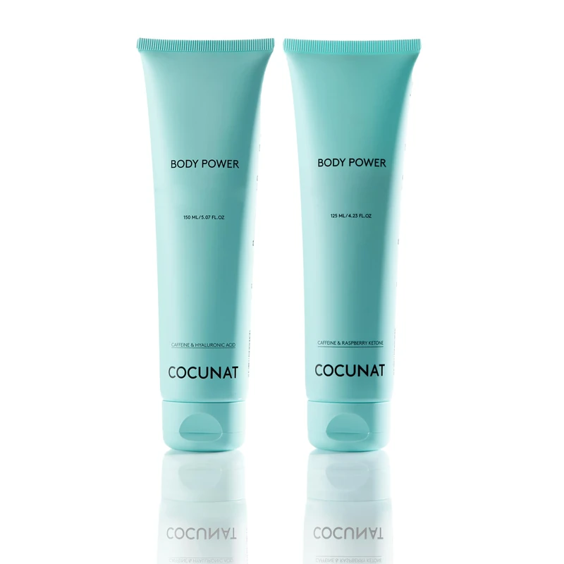 COCUNAT | Body Power | Anti-Cellulite in 2 Steps | With Caffeine, Ginkgo Biloba and Hyaluronic Acid | Cellulite | 150 ml+125 ml