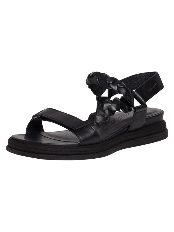 Tamaris Sandals 1-1-28263-30, black, 6.5 UK