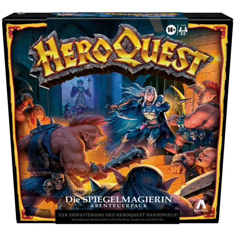 Hasbro Avalon Hill HeroQuest The Mirror Magician Adventure Pack, Expansion Set, HeroQuest Base Game Required