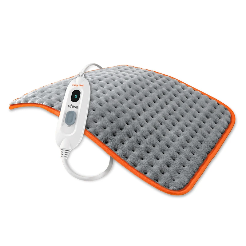 Ufesa Flexyheat Colors 2 Electric Heat Pad 45 x 35 cm 100 W Ultra Soft Microfibre 3 Temperature Levels Automatic Shut-Off Washable - Image 1