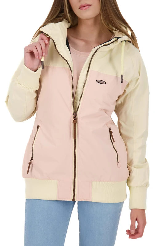 alife & kickin Women's Maliaak Winter Jacket Warm Lined XS-XXL, Cream, S - Image 1