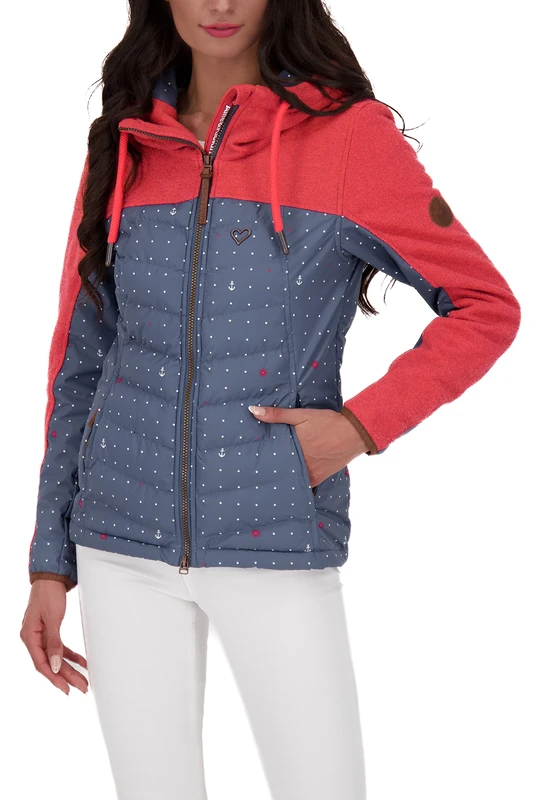 alife & kickin Women's Colbieak B Winter Jacket Warm Lined XS-XXXL, Night Blue, XL